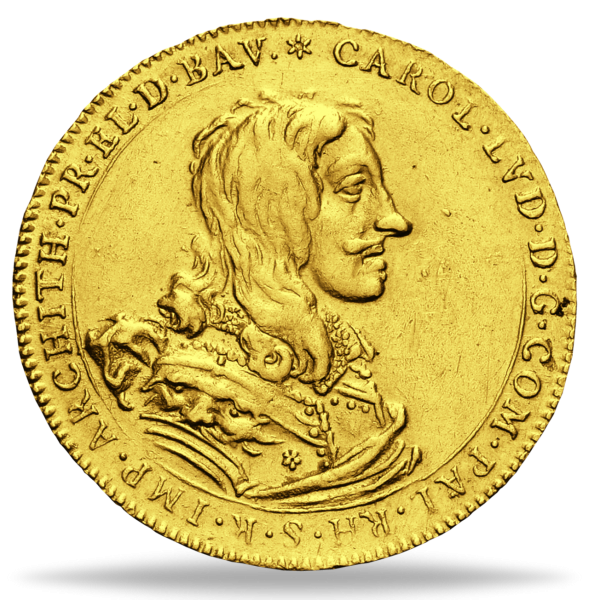 Pfalz, Kurlinie Simmern, Dukat 1659-1673, Karl I. Ludwig - Münze Vorderseite