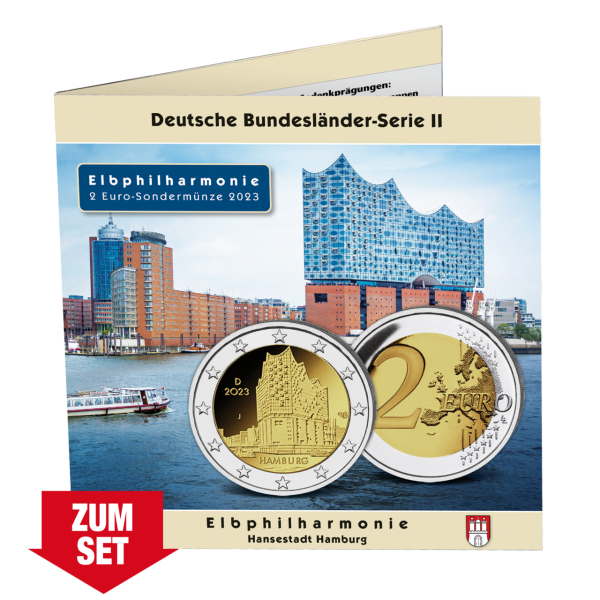 5x2 Euro Elbphilharmonie - Sammelalbum zum Set