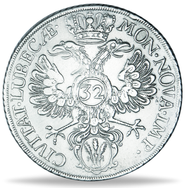 LÜBECK, STADT, 32 Schilling 1752-1758 - Münze Vorderseite