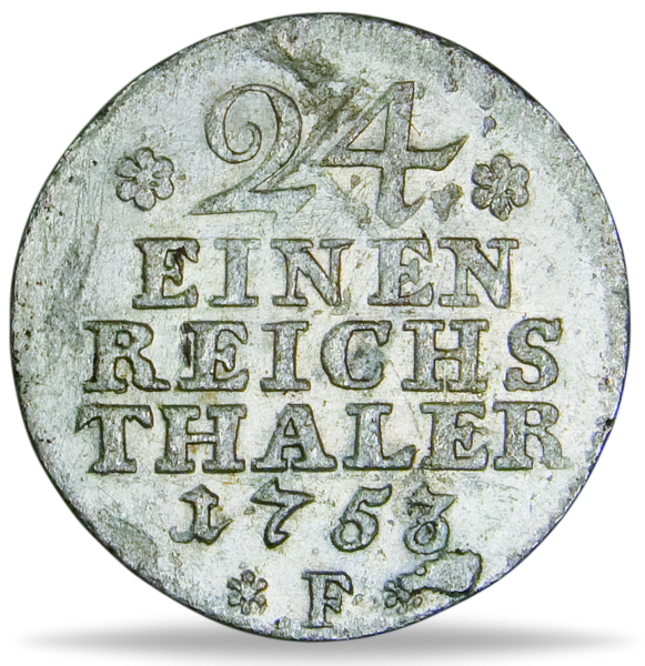 1 24 Taler Friedrich II.  - Vorderseite Münze