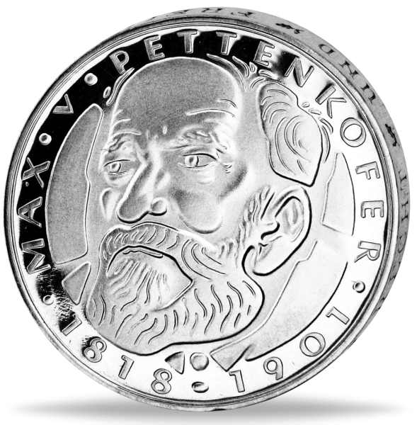 5 DM Max von Pettenkofer - Münze Vorderseite