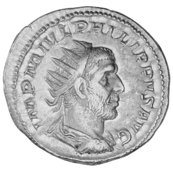 Antoninian Philippus I. - Münze Vorderseite