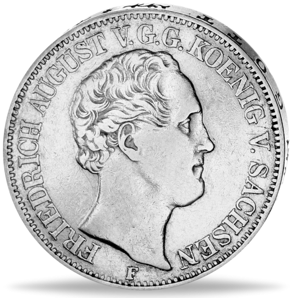 Taler Friedrich August II. - Vorderseite Münze