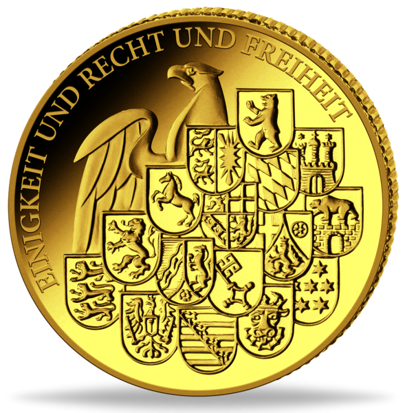 Gedenkprägung Elphi Elbphilharmonie Minigold - Rückseite