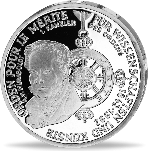 10 Deutsche Mark Pour le Mérite - Vorderseite BRD Münze
