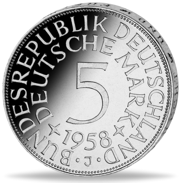 5 DM Kursmünze - Münze Vorderseite