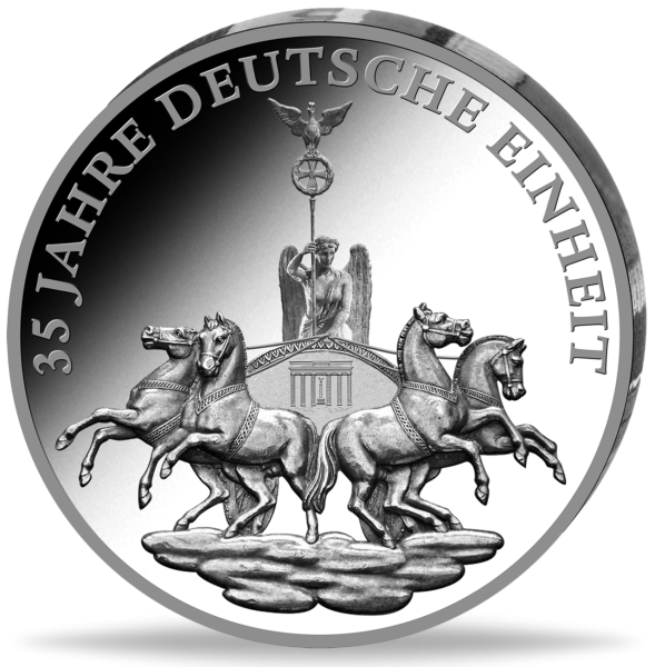 Quadriga-GP 35 Jahre Deutschen Einheit, 2025, bfr. - Münze Vorderseite