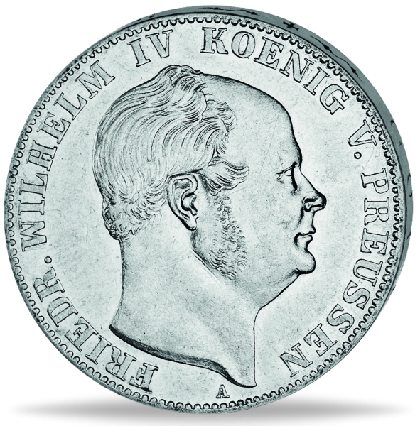 Vereinstaler Friedrich Wilhelm IV. - Vorderseite Münze