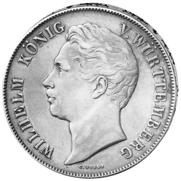 Doppelgulden Wilhelm Thun 437 - Münze Vorderseite