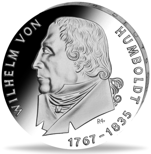 10 Mark der DDR „Wilhelm von Humboldt“ - Vorderseite Münze