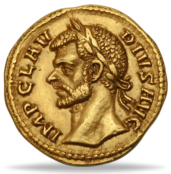 RÖM.REICH, Claudius II., AV Au - Münze Vorderseite