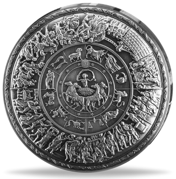 Südkorea Schild des Achilles GP 2 Unzen Silber - Münzen Vorderseite