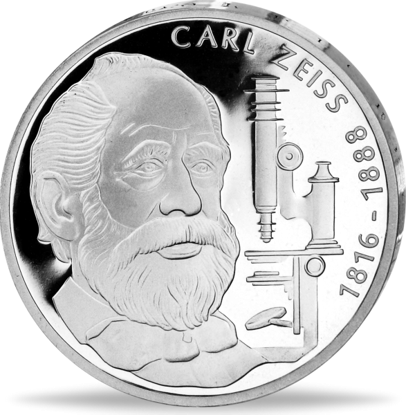 10 Deutsche Mark Carl Zeiss - Vorderseite deutsche BRD Münze