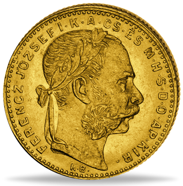 8 Forint Franz Josef - Vorderseite Münze