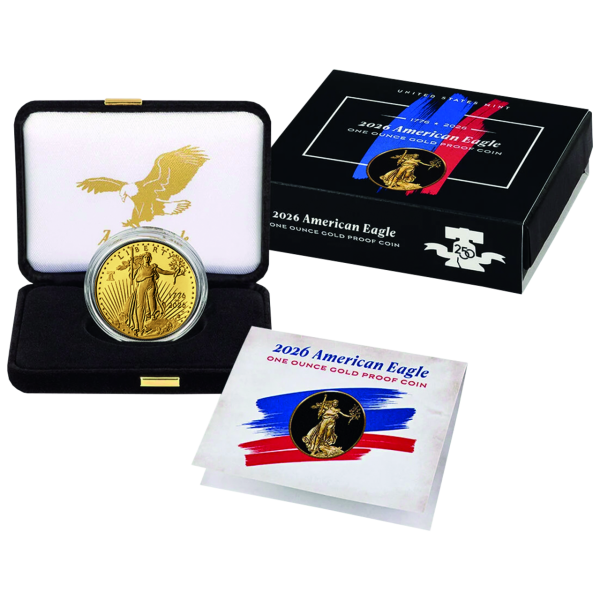 50 $ American Eagle 1 oz Au - Kassette