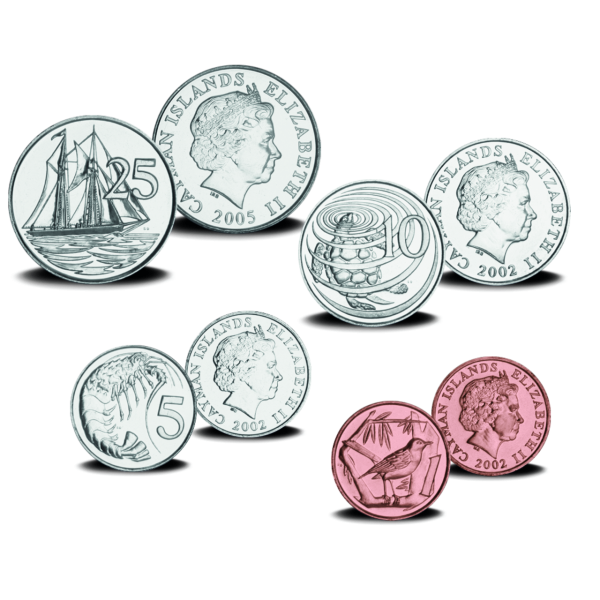 41 Cent Kursmünzensatz Cayman Island - Gruppenbild