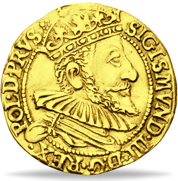 POLEN, Dukat 1597, Kop.7519 R3 - Münze Vorderseite
