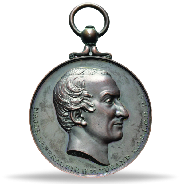 Indien Bronze Medaille 1876 Durand Medaille - Medaille Vorderseite