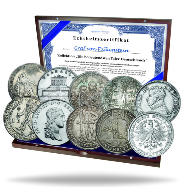 Kollektion Die bedeutendsten Taler Deutschlands 10 Mz - Satzbild