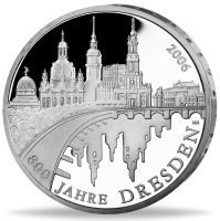 10 Euro 800 Jahre Dresden - Vorderseite Münze 10 Euro 800 Jahre Dresden - Vorderseite Münze