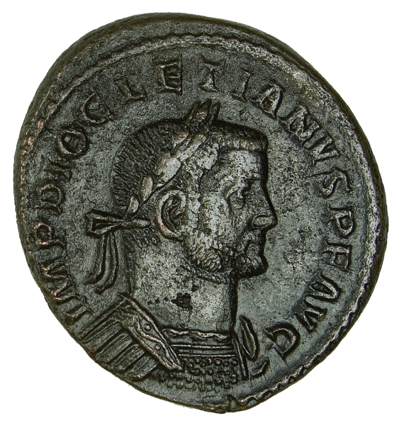 Diokletian - Vorderseite Münze