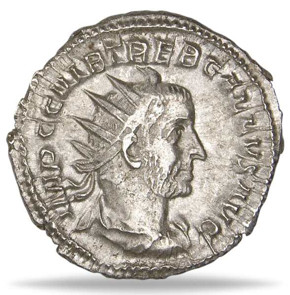 1 Antoninian Trebonianus Gallus - Münze Vorderseite