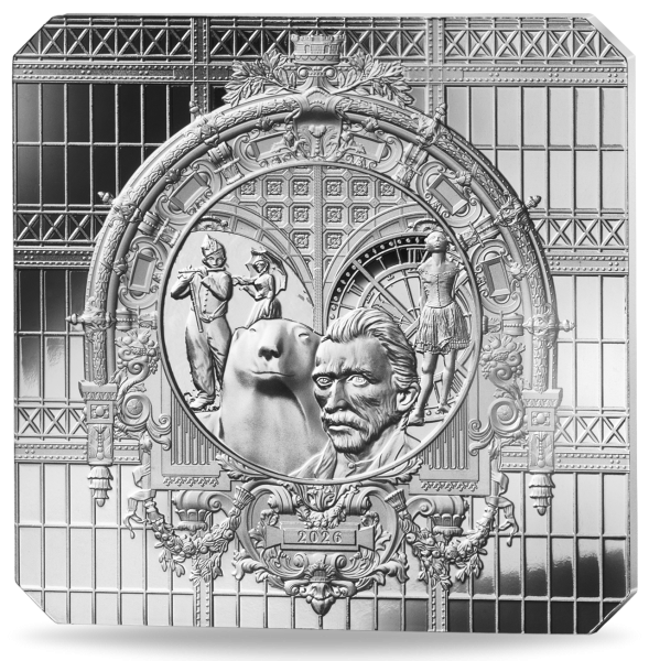 10 Euro Musee d'Orsay - Formmünze Vorderseite
