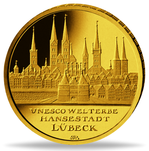 100 Goldeuro Lübeck - Vorderseite Münze