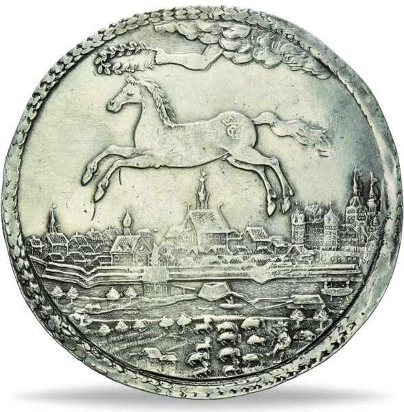 Löser zu 3 Reichstalern 1654 LW Clausthal - Vorderseite Münze