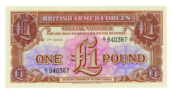 1Pfund Militärbanknote