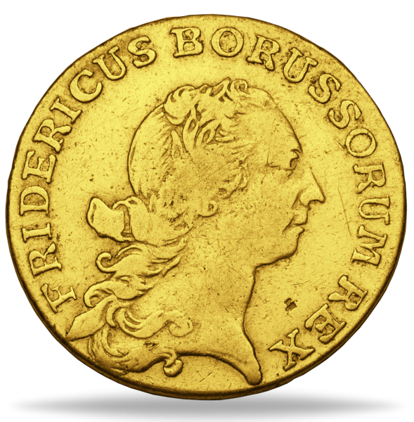 Friedrich dor Friedrich der Große - Vorderseite Münze