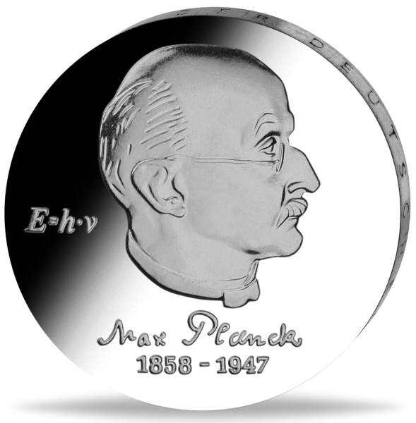 5 Mark der DDR Max Planck - Vorderseite Münze