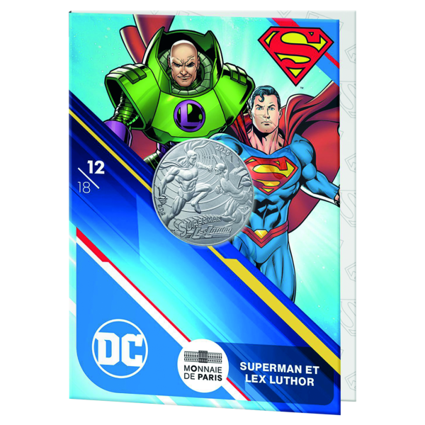 10 Euro Superman + Lex Luthor, 2025, Silber, st - Münze in Coincard