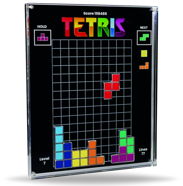 Niue, 7x 2 Dollar 2023, Tetris-Set in Acrylbox - Vorderseite