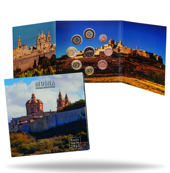 Malta, 5,88 Euro Kurssatz 2025 +2 Euro Mdina, st, originalverpackt - Vorabbild