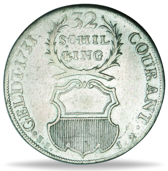 LÜBECK, STADT, 32 Schilling 1731-1748 - Münze Vorderseite
