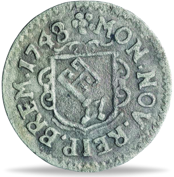 1 Grote Hansestadt Bremen 1708 bis 1764 - Vorderseite Münze