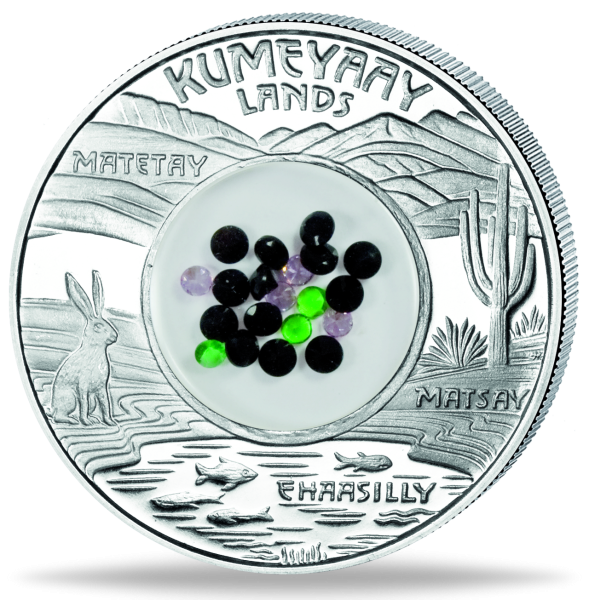 1 Dollar Mesa Grande Kumeyay - Vorderseite Münze