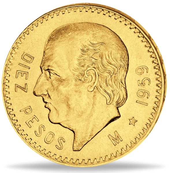 10 Peso Hidalgo - Vorderseite Münze