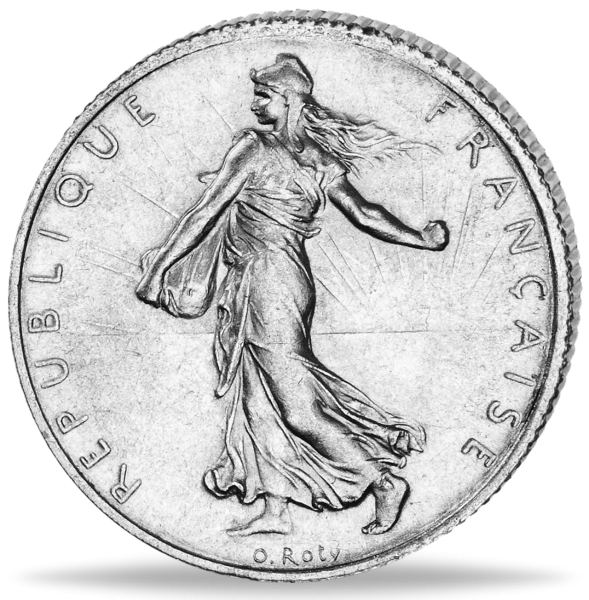 1 Franc Säerin - 1898-1920 - Münze Vorderseite