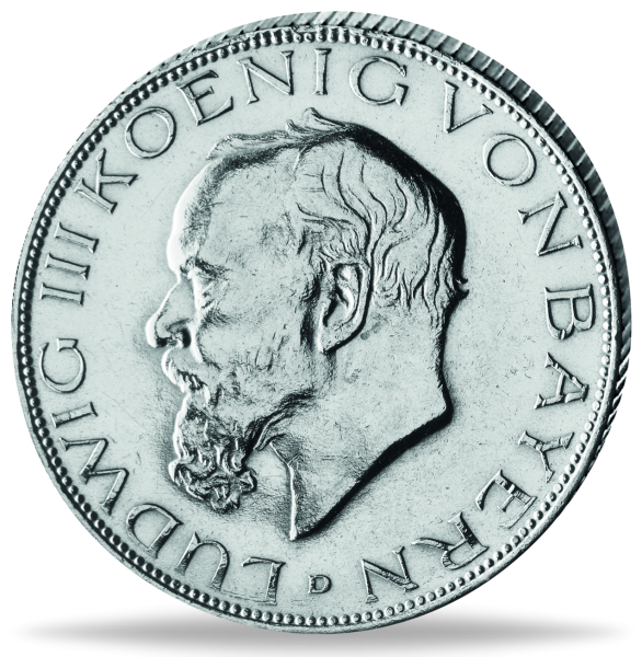 2 Mark Ludwig III. - Vorderseite Münze