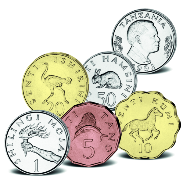 Kursmünzensatz Tansania - Sammelmappe