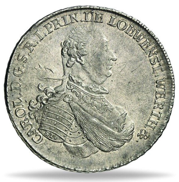 Konventions-Taler 1769 WWE, Fürst Karl Thomas - Münze Vorderseite