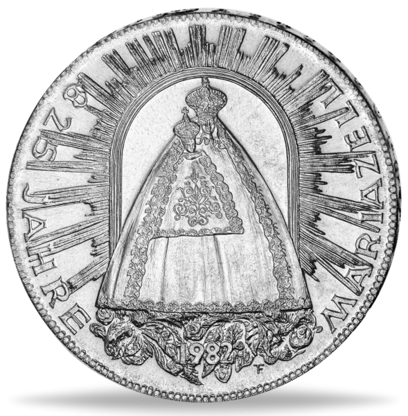 500 Schilling 825 Jahre Mariazell - Münze Vorderseite