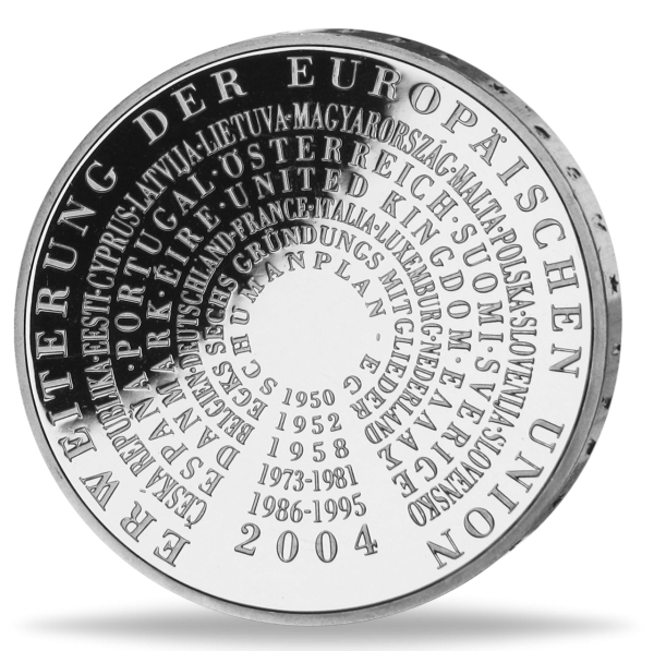 10 Euro Erweiterung der Europäischen Union - Vorderseite Münze