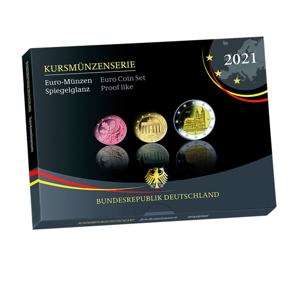 5x5 88 Euro  Kursmuenzensatz Praegestaetten ADFGJ - Verpackung schräg