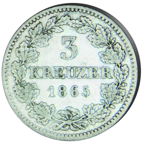 3 Kreuzer Bayern - Münze Vorderseite