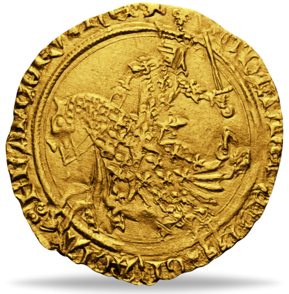 Franc a Cheval - Vorderseite Münze