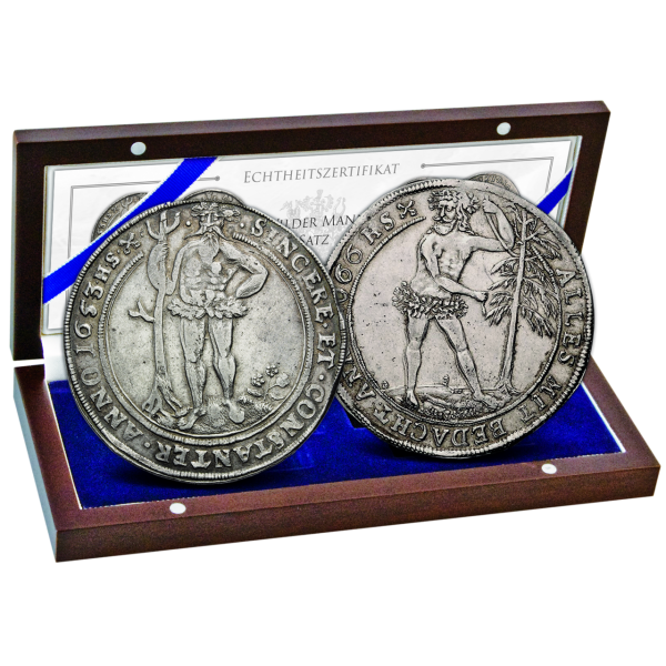 Braunschweig-Lüneburg, Silbertaler-Satz Wilder Mann 1600-1715 (2 Münzen) - Silbe