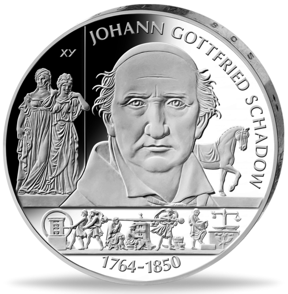 10 Euro Johann Gottfried Schadow - Münez Vorderseite